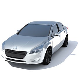 Peugeot 508 3D Object | FREE Artlantis Objects Download